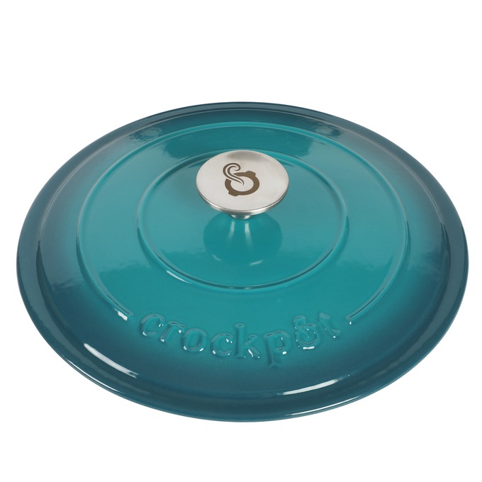 Crock Pot Artisan 7-qt. Enameled Cast Iron Round Dutch Oven with Lid, , large