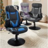 Audio and Vibration Swivel Gaming Chair, , large