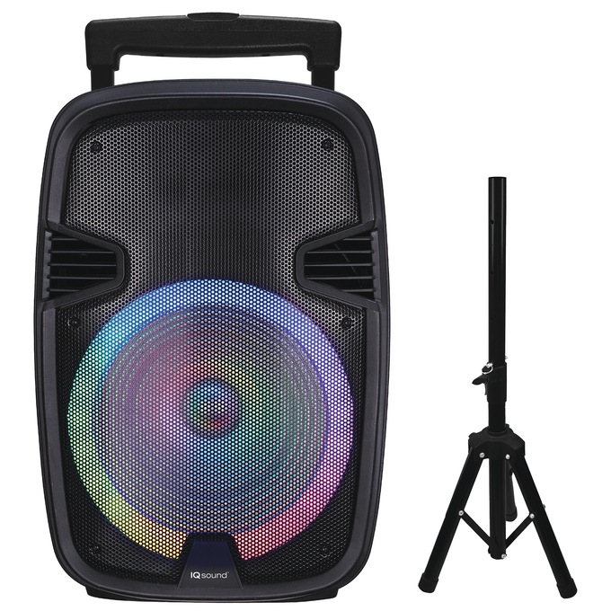 IQ Sound Portable Bluetooth Party Speaker with Stand, , large