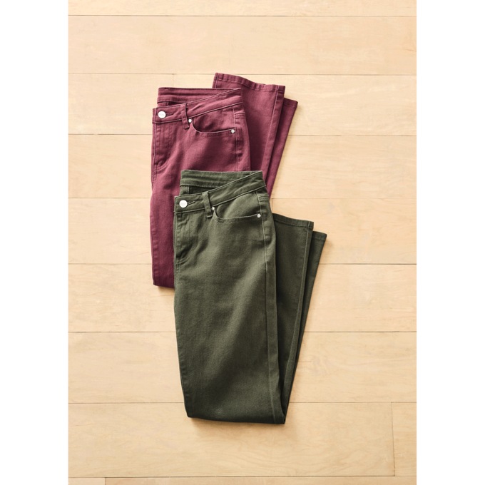 Ava Colored Slim Jean, , large
