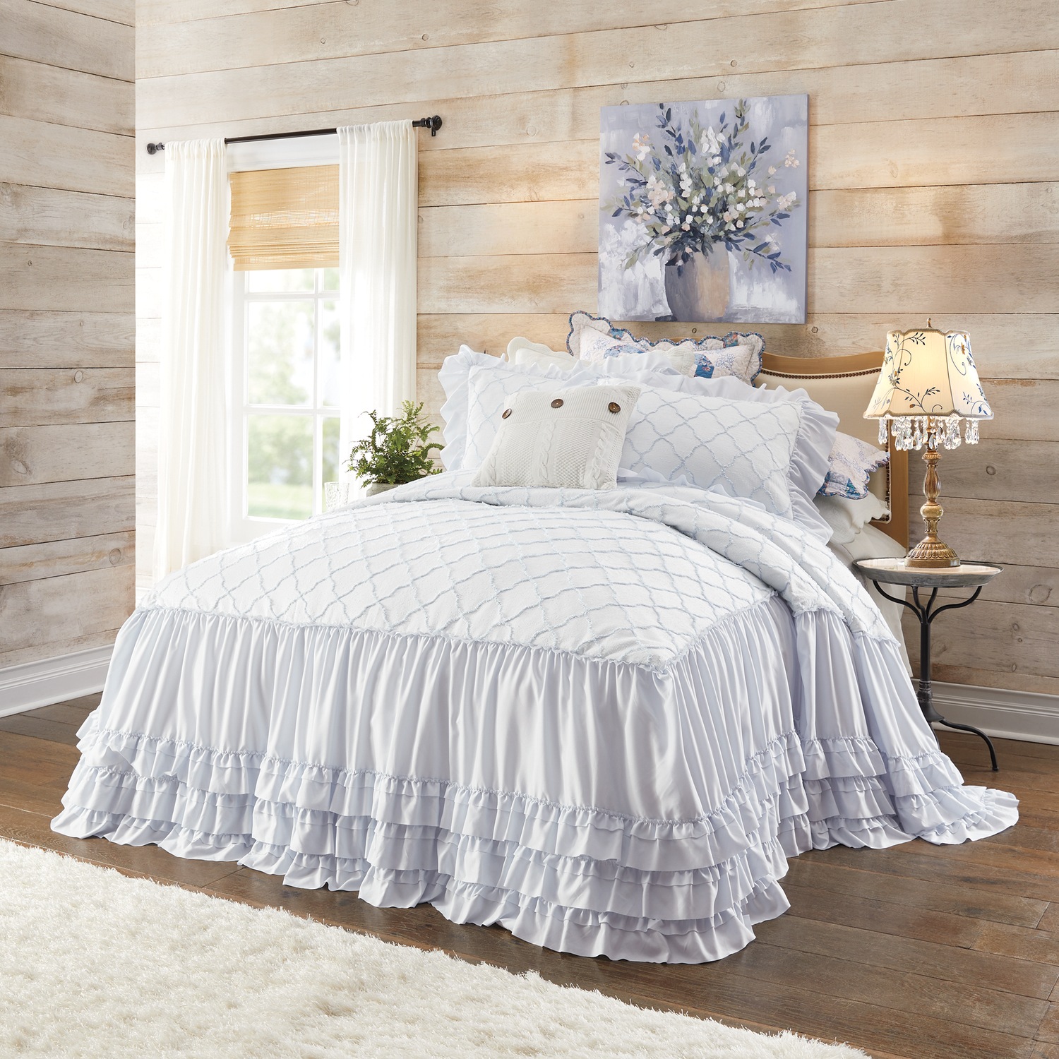 Josie Skirted Bedspread | Seventh Avenue