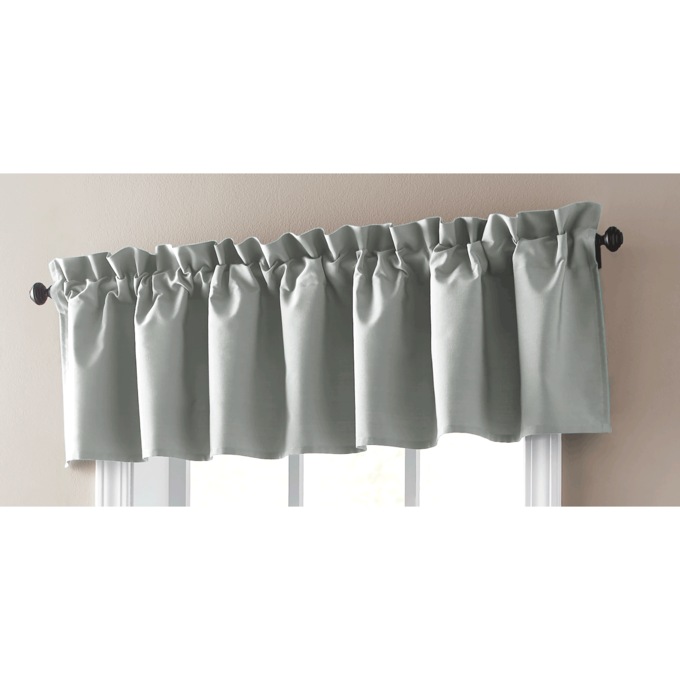 Color Connection Valance, Gray, large