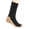 Women's Crew Compression Socks, Black, large