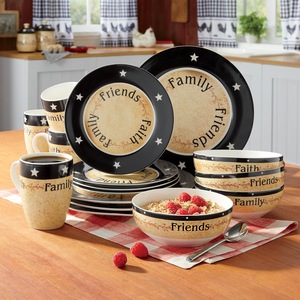 16-Piece Country Inspirations Dinnerware Set, , large