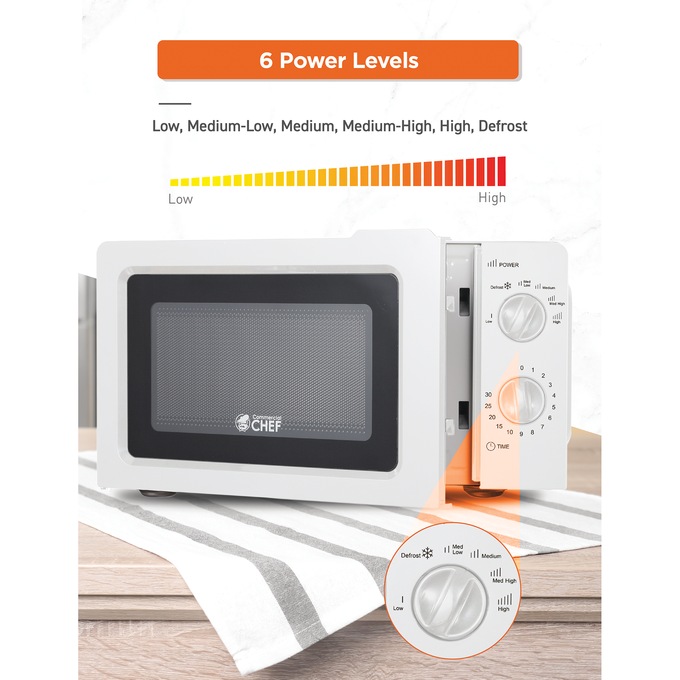 Commercial Chef 0.6 cu. ft. Microwave, , large