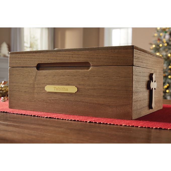 Cross Bible Storage Box, , large