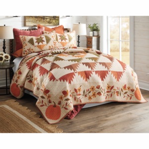 Autumn Splendor Oversized Quilt, , large