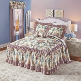 Juliet Skirted Bedspread Set, , large