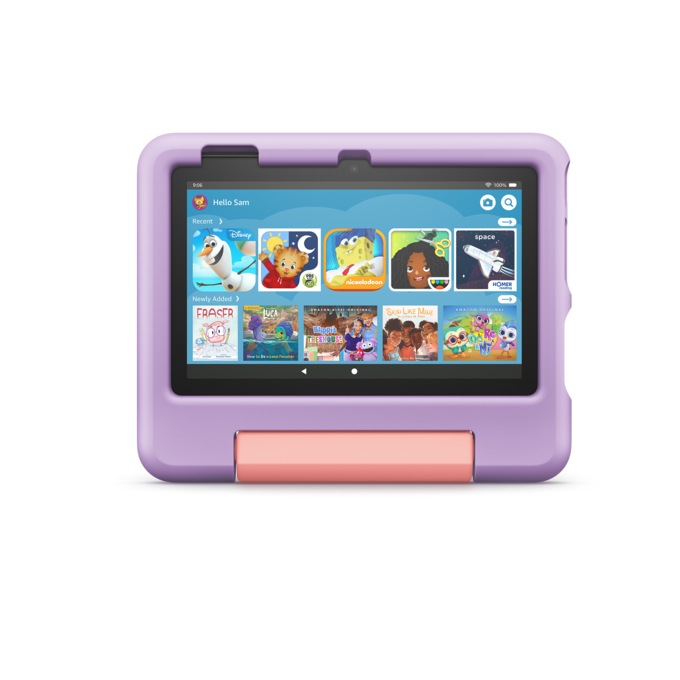 Amazon Fire 7" Kids’ Tablet with Case, Purple, large