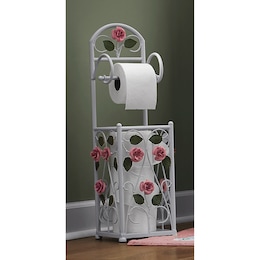 Chelsea Rose Toilet Paper Holder, , large