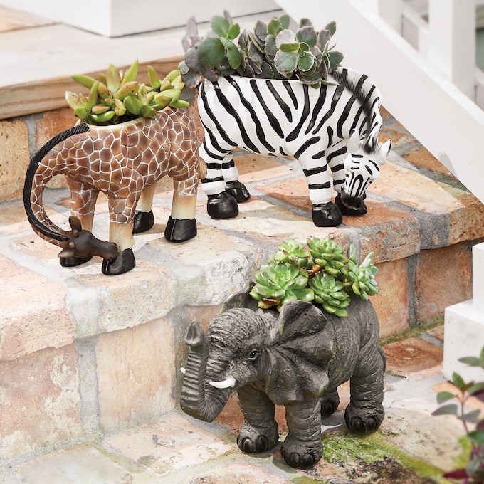 Safari Animal Planter, , large