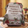 Personalized Seasonal Tapestry Throw, , large