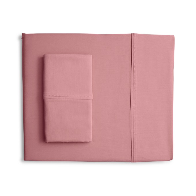 Bed Tite 300-Thread Count Cotton Sheet Set, Mauve, large