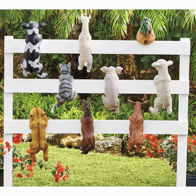 Farm Animal Peekaboo Statues, , large