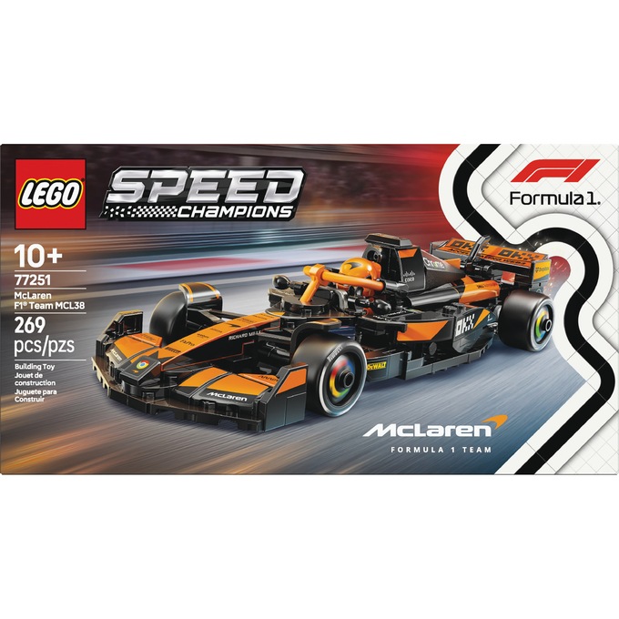 LEGO Speed Champions McLaren F1&reg; Team MCL38 Race Car, , large