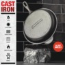 Granitestone Pre-Seasoned Cast Iron 10.25" Skillet, , large