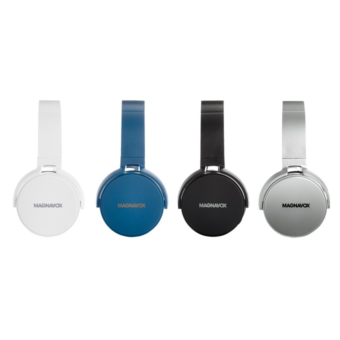 Magnavox Foldable Wireless Bluetooth Headphones, , large