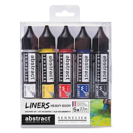 Sennelier Abstract Primary 5-Color Liner Set, , large