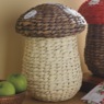 Mushroom Figural Basket, , large