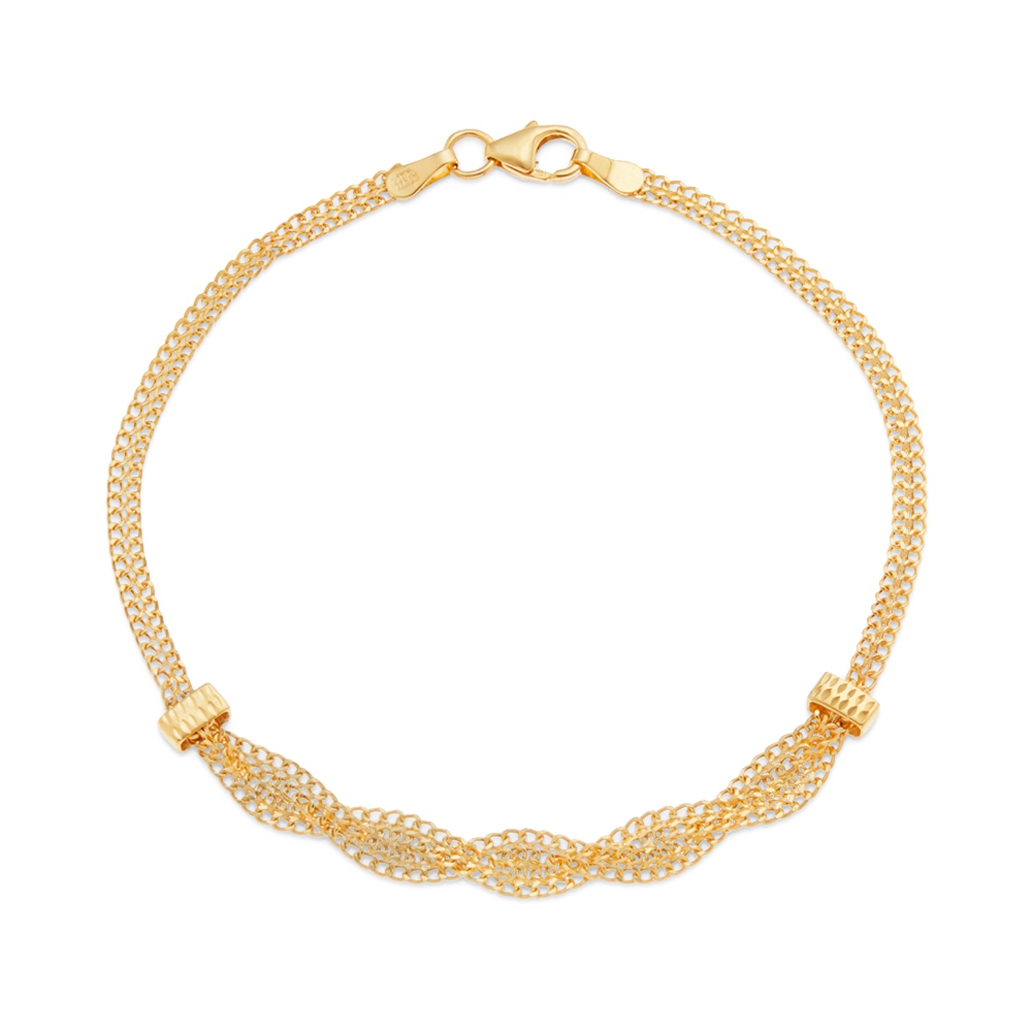10K Gold Braid Bracelet Seventh Avenue