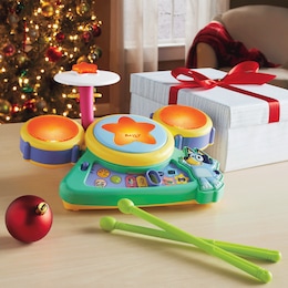 Bluey Hooray Drum Set, , large