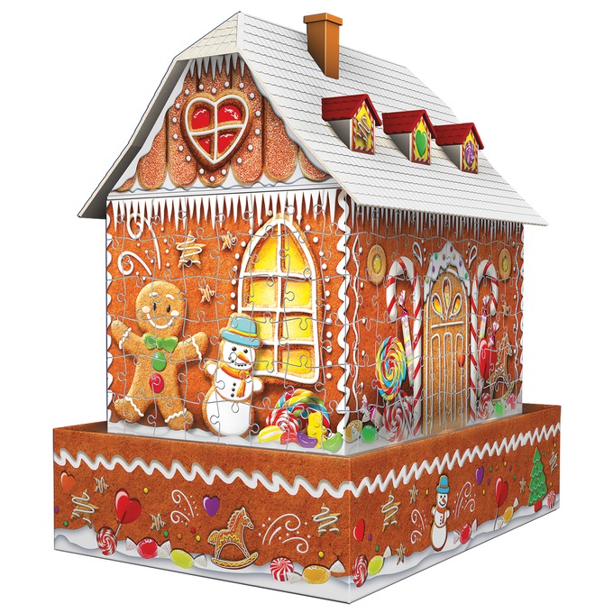 Gingerbread 3-D Puzzle, , large