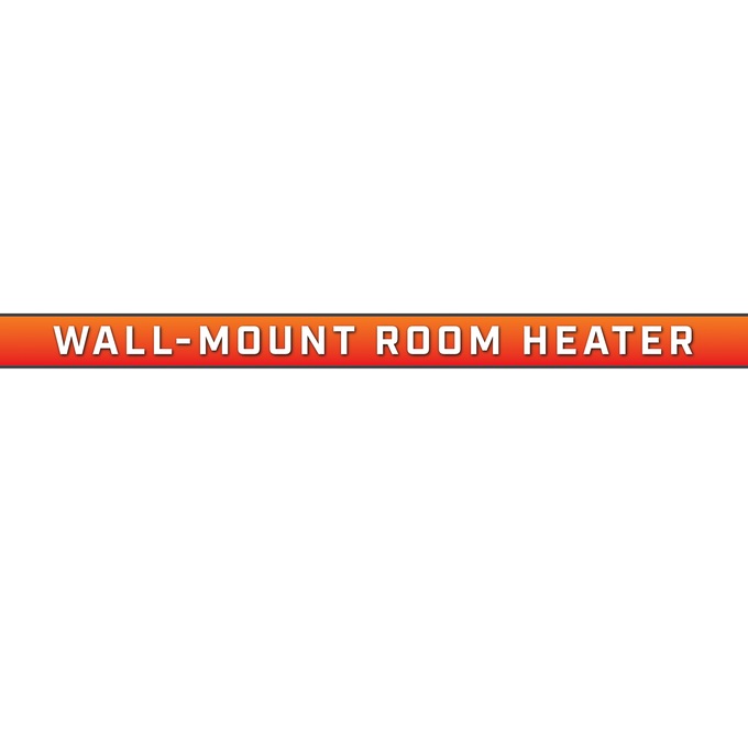 Handy Heater Wall-Mountable Room Heater, White, large