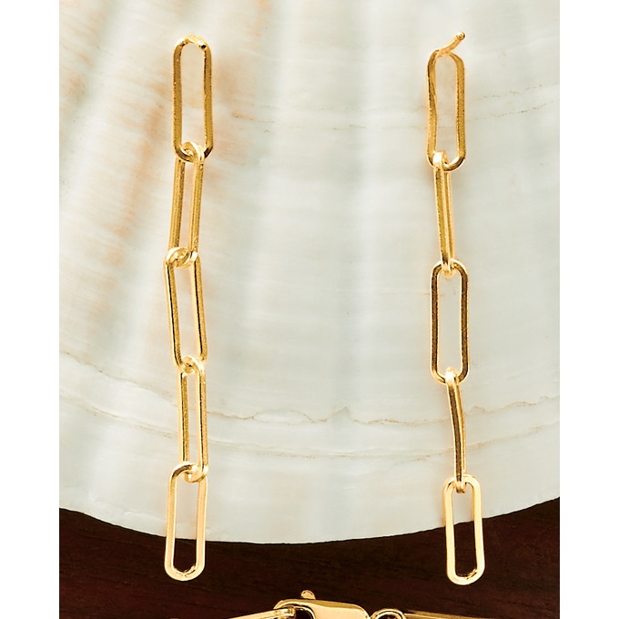 Paperclip Earrings, , large