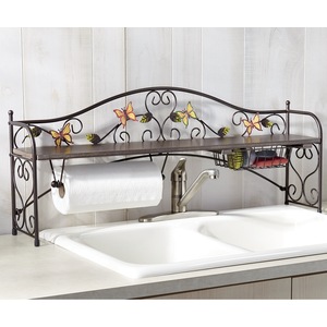 Harvest Butterfly Sink Shelf, , large