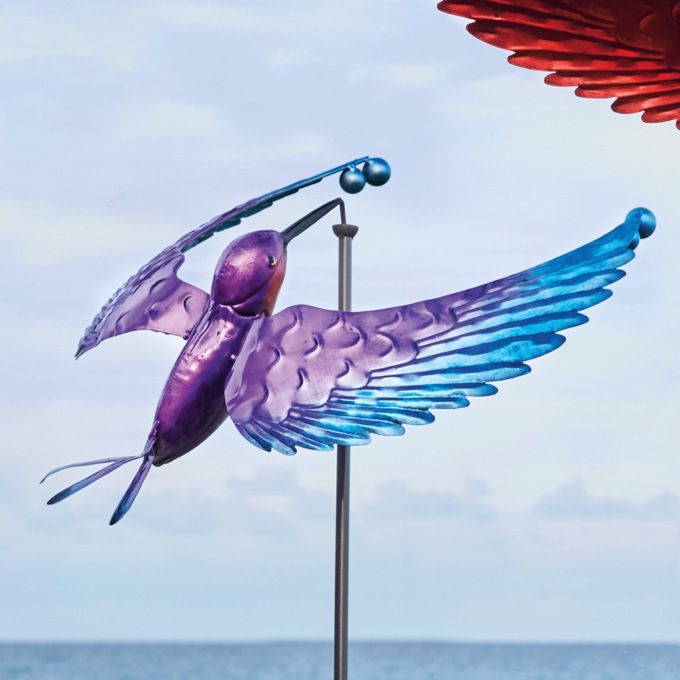 Balancing Bird Spinner with Stake, , large
