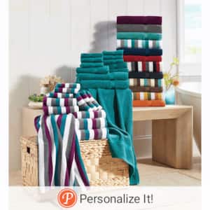 Serene Cotton Terry Bath Towel Set, 12 Pieces, , large