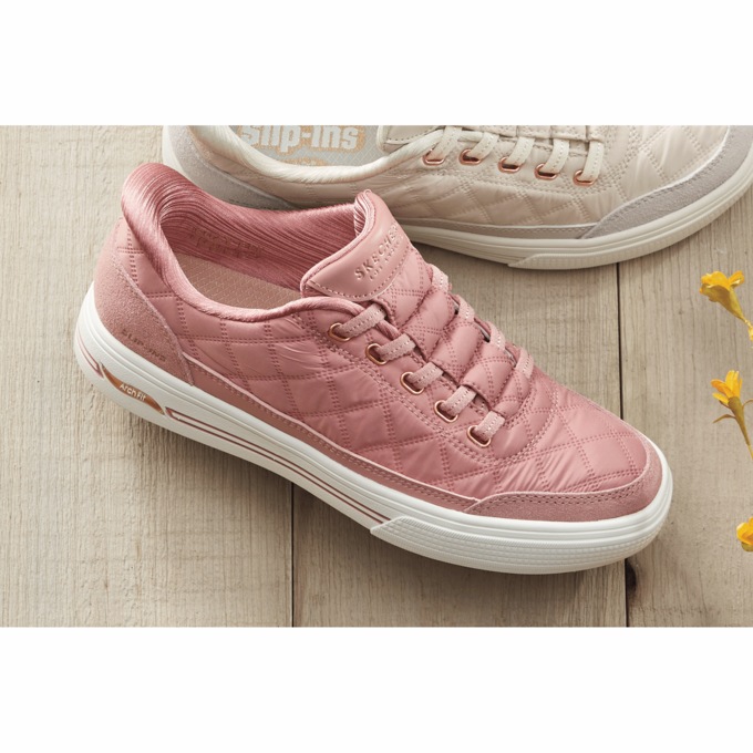 Skechers Women's Slip-Ins Arch Fit Arcade Cuddle Steps Shoe, , large