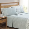 Turnstyle Microfiber Sheet Set, Leafy Diamond, large