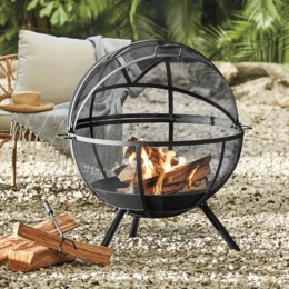 Sphere Firepit, , large
