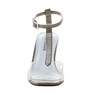 The Marnie Sandal with Rhinestone Strap and 2.5” Clear Acrylic Heel, , large