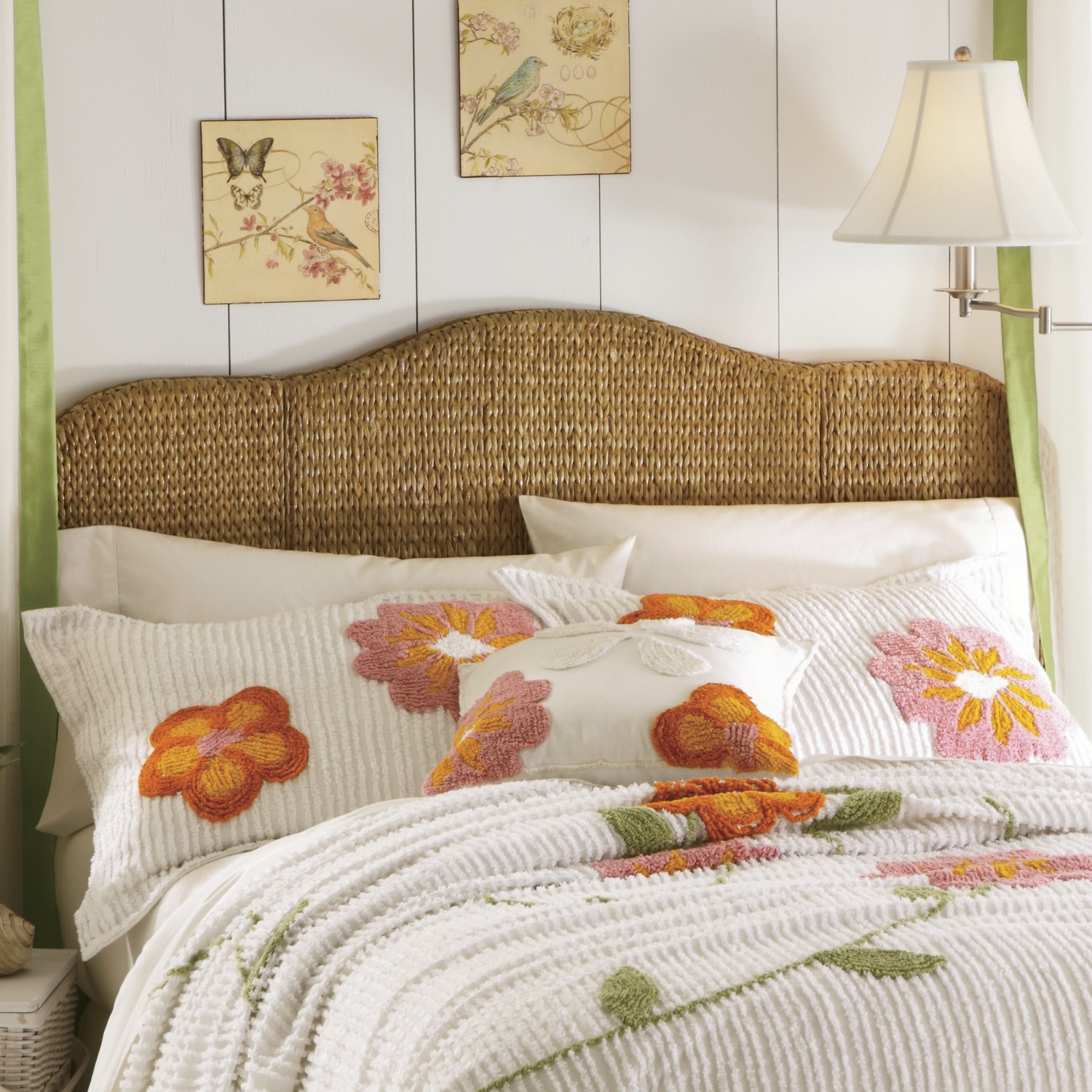 Seagrass Headboard & Bedrails Seventh Avenue