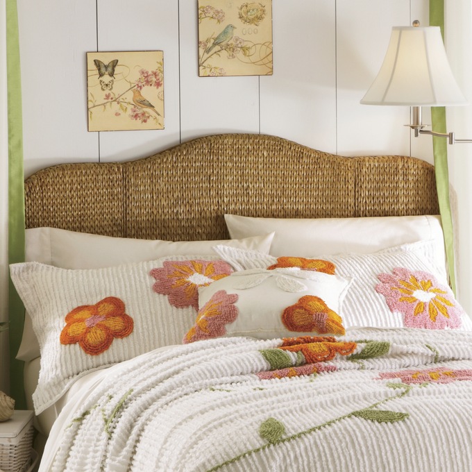 Seagrass Headboard & Bedrails Seventh Avenue