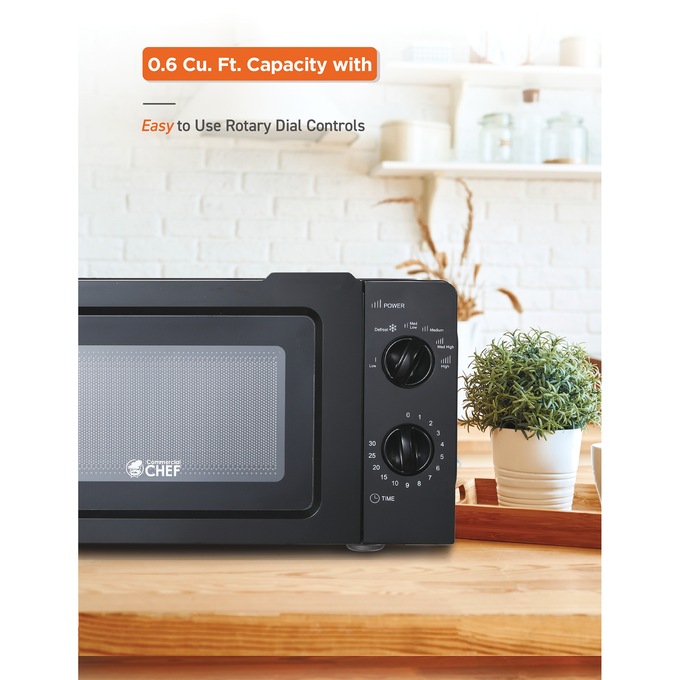 Commercial Chef 0.6 cu. ft. Microwave, , large