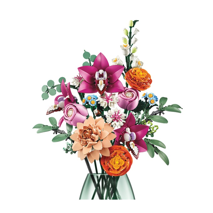LEGO Botanicals Pretty Pink Flower Bouquet, , large