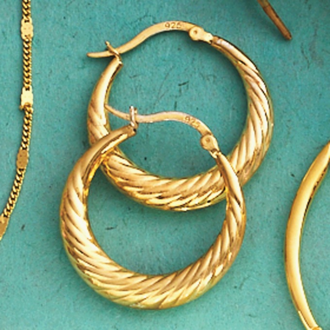 Textured or Oblong Hoops, , large