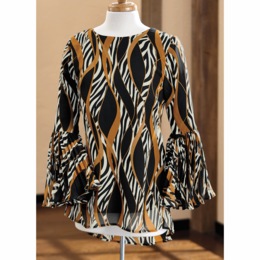 Lindy Animal Print Tunic, , large