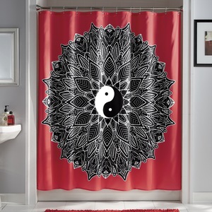Yin-Yang Shower Curtain, , large
