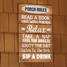 Porch Rules Sign, , large