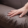 Raleigh Powered Lift Recliner with Heat & Massage, Brown, large