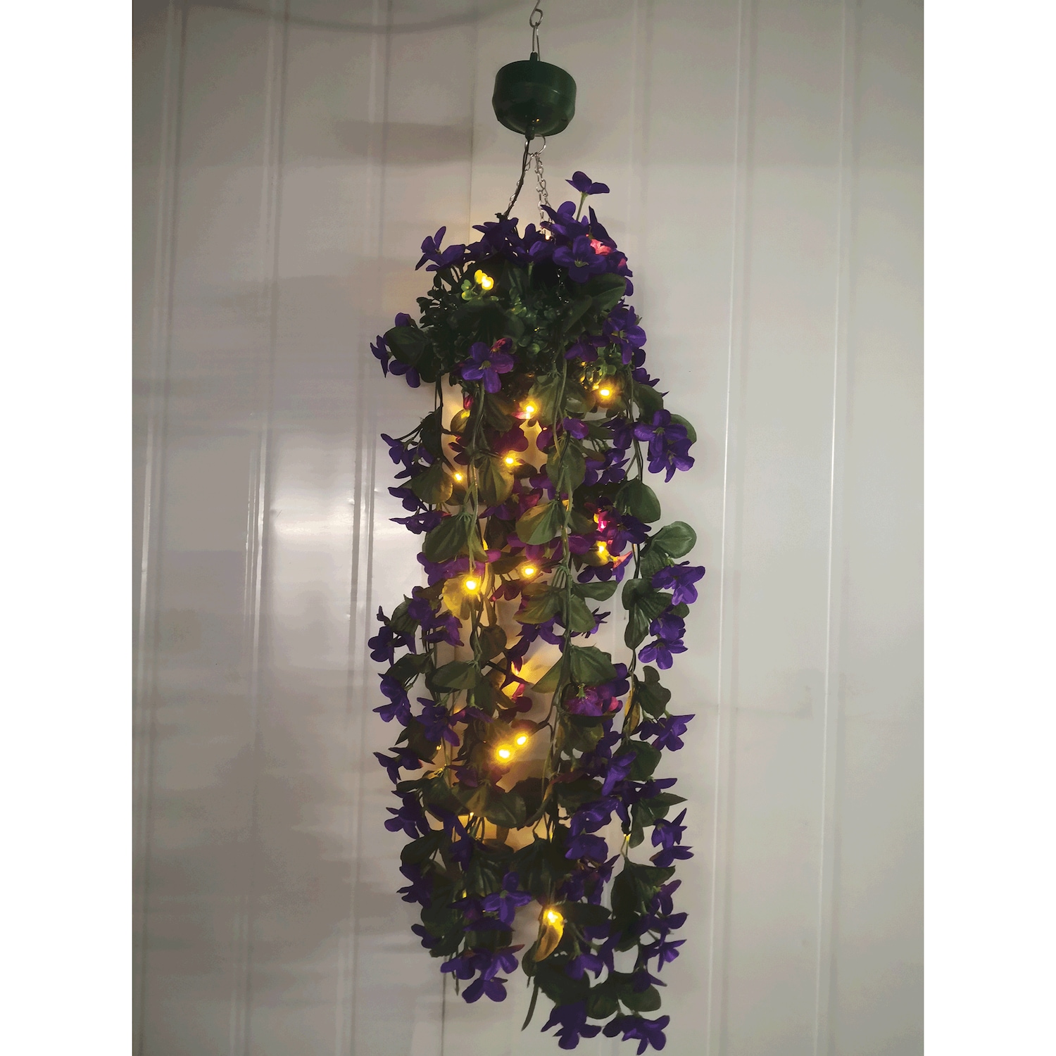 フラワーランプ Solar Hanging Flower Light | Seventh Avenue