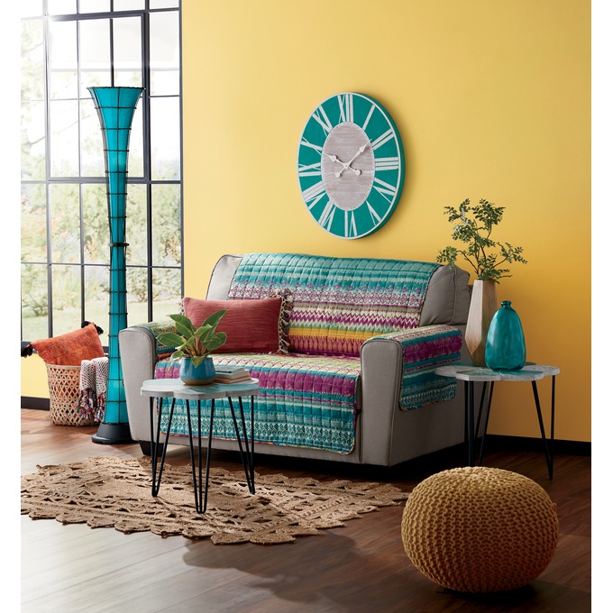 Tall Floor Lamp, Teal, large