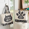 Dog Mom or Cat Mom Tote Bag, , large
