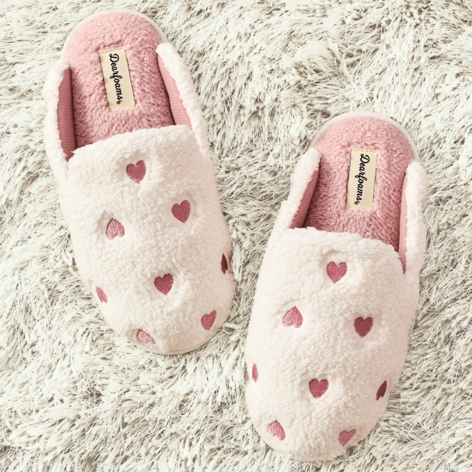 Teddy Heart Scuff, , large