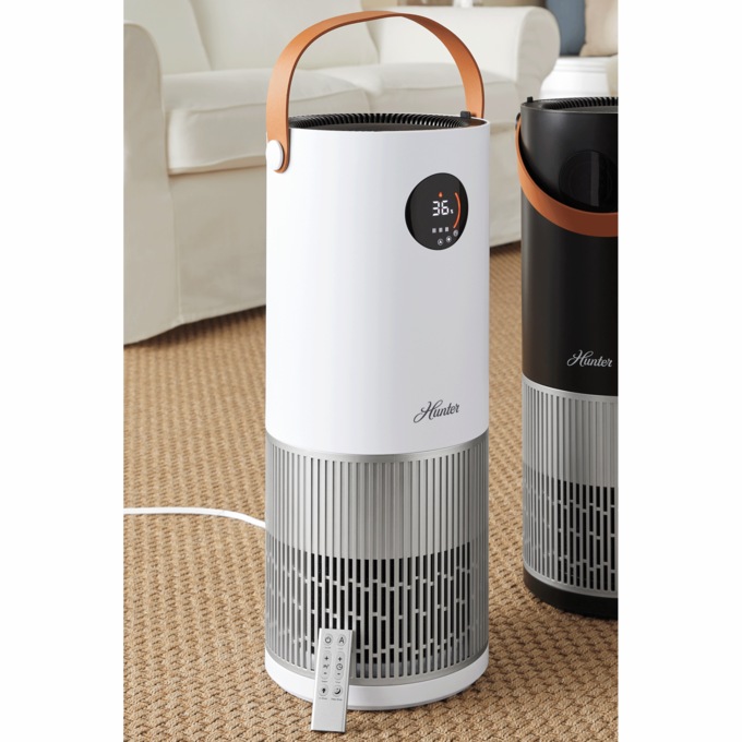 Hunter 2-in-1 Purifier Humidifier, White, large