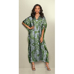 Alluring Caftan, Green Silver, large